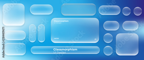 Liquid glass morphism frame with transparent button and rectangle shape. 3D UI effect with bubble light icon on glassmorphism background. Transparent text box design for modern interface element