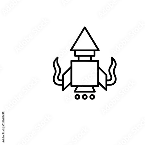 Rocket ship icon