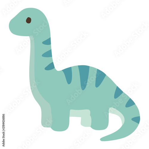 Light Blue Brachiosaurus Dinosaur
