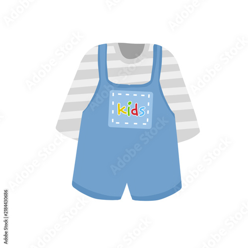 Obraz na płótnie Cute Children’s Clothing Collection Isolated ‎