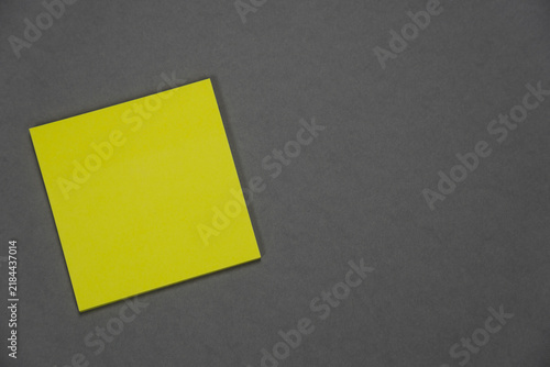 Sticky notes on gray background