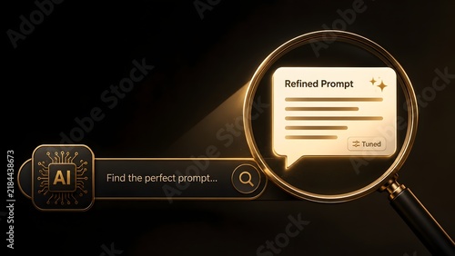 Advanced AI Prompt Engineering And Refined Query Search Concept
