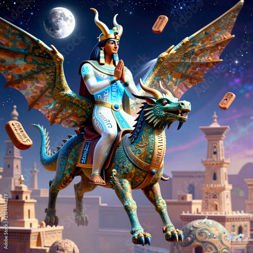 Nabu, the Mesopotamian god of writing and wisdom
