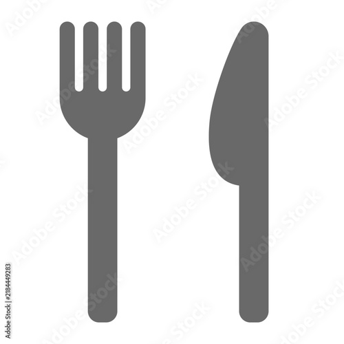 vector fork and knife icon
