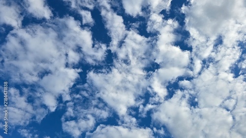 blue sky with clouds