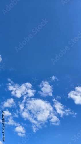 blue sky with clouds