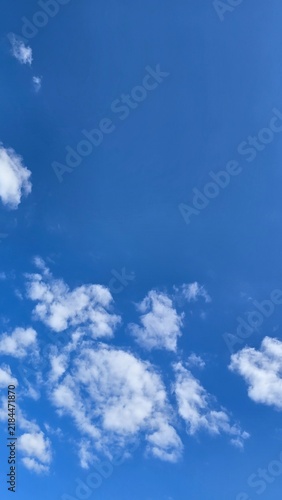 blue sky with clouds