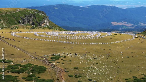 Paneurhythmy Circles near Bubreka Lake in the Rila Mountains