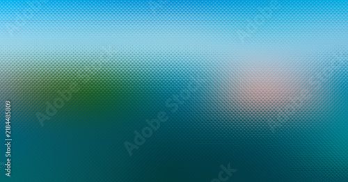 Abstract texture featuring a smooth color gradient behind a geometric pixelated mesh pattern for design