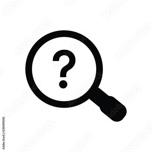 Search Question Magnifying Glass Icon
