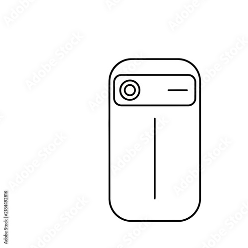 Outline of a portable electronic device