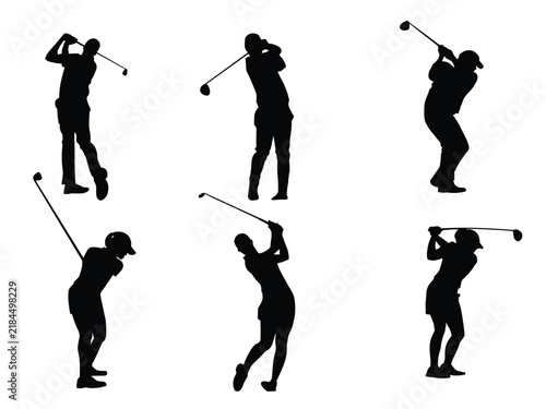 golf silhoutte icon