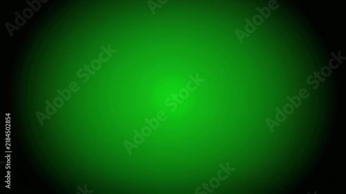 Dark Vignette Pulsing Around Frame Edges on Green Screen