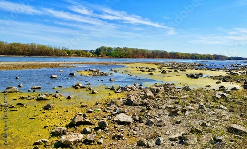 Dried up river