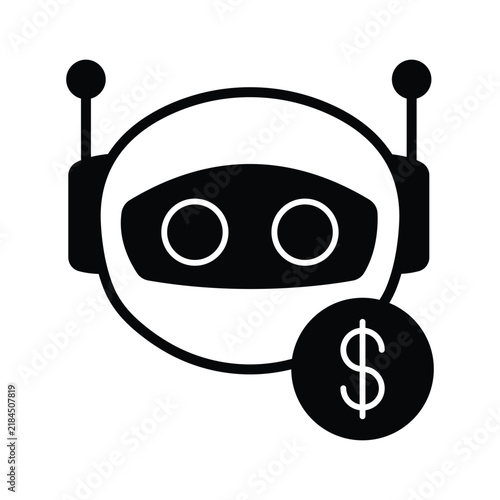 AI Monetization Vector icon which can easily modify or edit