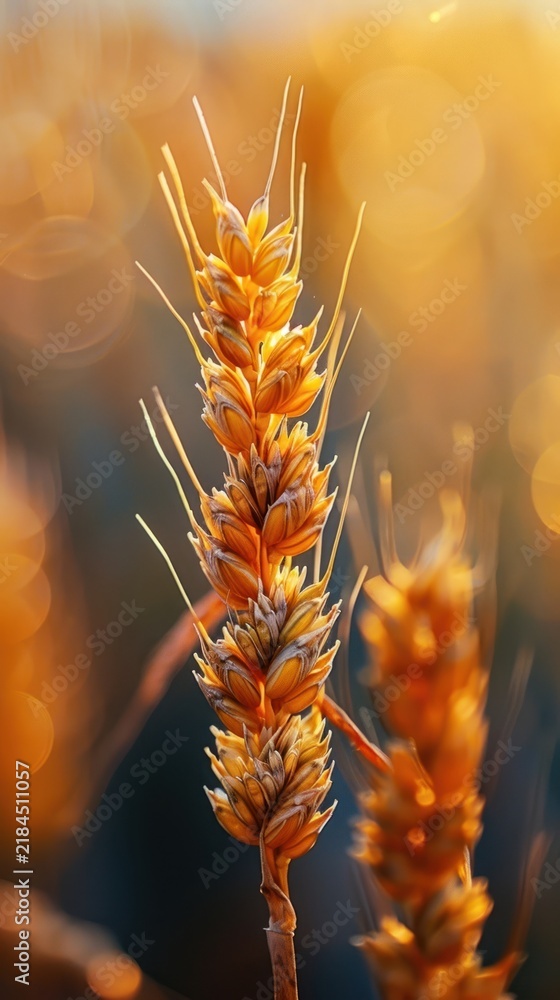 Obraz premium Field grain pineapple festival.