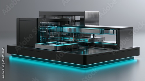 Secure Network Gateway Architecture with Advanced Hardware Enclosure for Cybersecurity, Zero Trust, Access Control, Data Protection, Network Security, Digital Infrastructure and Enterprise Technology