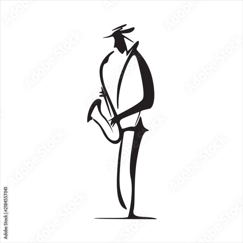 man playing music