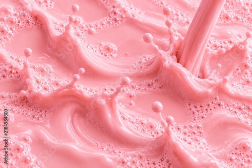 Strawberry Milk Background. Milk Background.