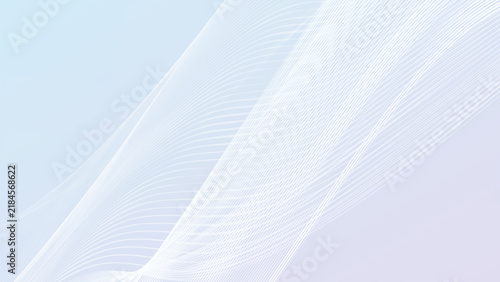 Abstract Light Blue and White Swirling Lines Gradient Background