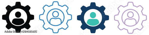 Skills icon featuring multiple styles for education learning professional development abilities and career growth concepts