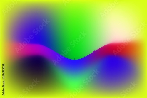 Abstract colorful gradient blend background isolated on white background