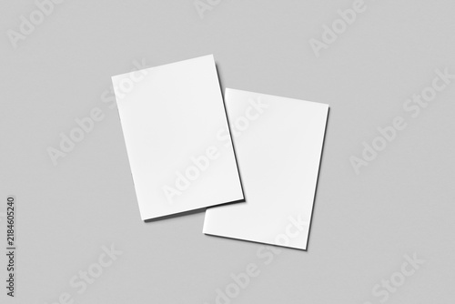 Realistic Magazine Brochure Mockup 3d