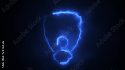 Abstract fluid gradient motion graphics loop featuring smooth colorful waves and glowing neon light effects. 4K animation.