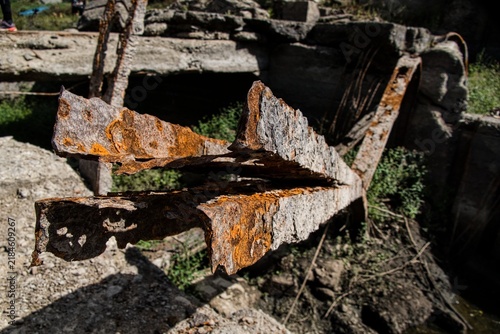Фотография extreme dry on orlik dam on vltava river czechia