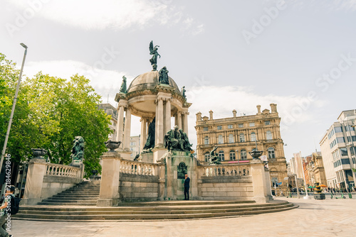 Quadro su tela Queen Victoria Monument on Derby Square in Liverpool, England, UK - 8 September 2026