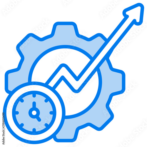 Obraz na plátne Efficiency Icon