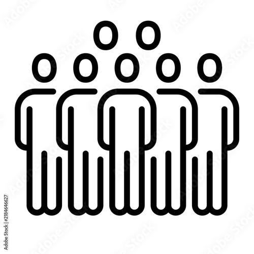 people icon teamwork, business people, group