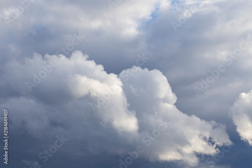 Obraz na plátně The cloudy blue summer Sky