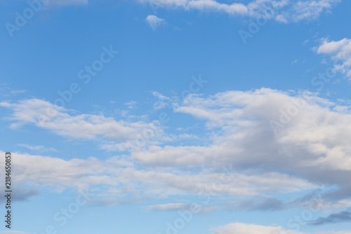 Canvastavla The cloudy blue summer Sky