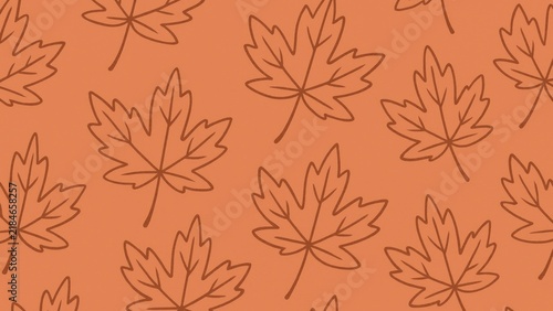 Autumn leaves pattern.
