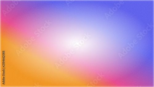 Abstract gradient background in soft colors of blue and orange  