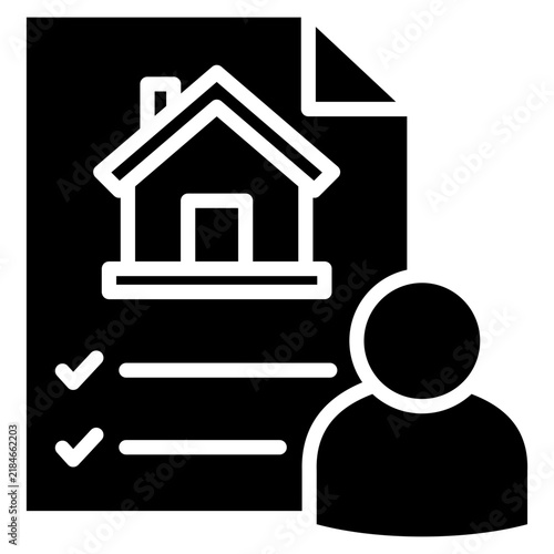 Naklejka Tenant Icon Element For Design
