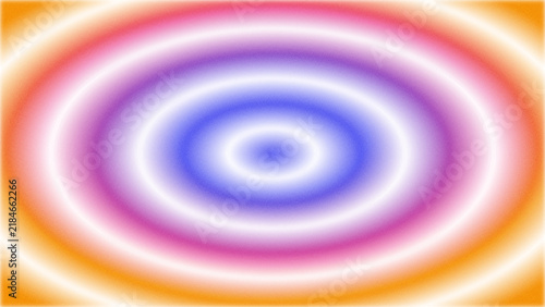 Colorful gradient with concentric circles in vibrant hues  