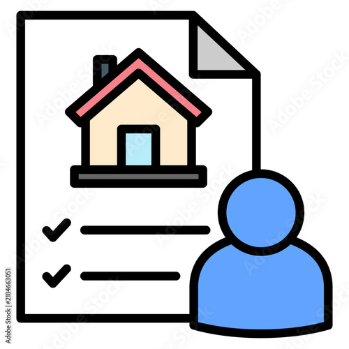 Фотография Tenant Icon Element For Design