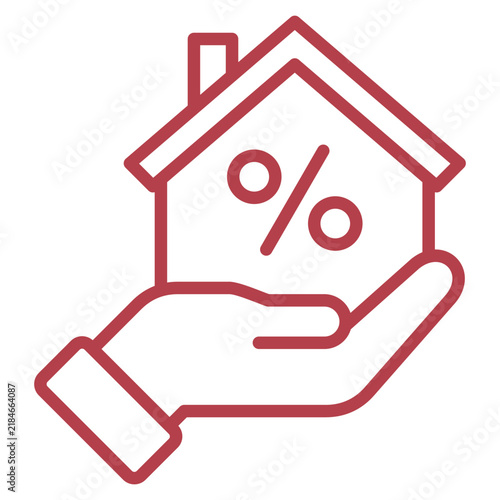 Fotografie Mortgage Icon Element For Design