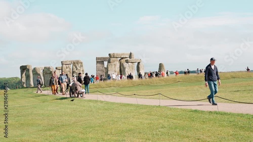 Stonehenge prehistoric megalithic monument in Wiltshire, England, UK - 4 September 2026.