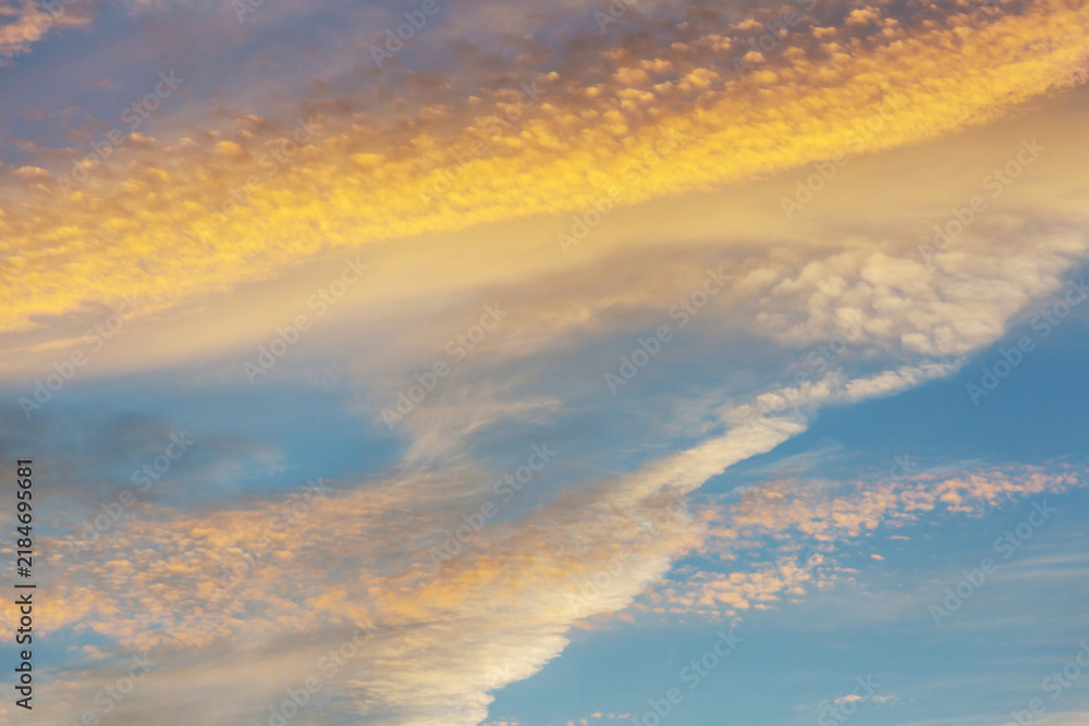 Obraz premium Sunset background