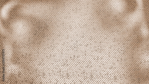 Soft Beige Upholstery Fabric Texture With Natural Folds