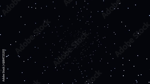Stars streaking outward from the centre in a hyperspace warp effect with glowing trails. Seamless space loop for sci-fi intros and transitions.