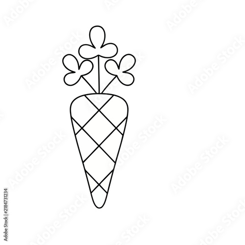 Stylized Carrot Illustration