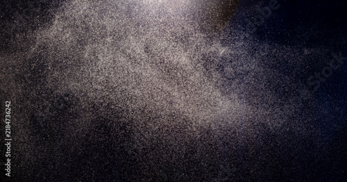 Foto Abstract neuron brain futuristic background concept with million star dot like digital network through energy data flow and connect