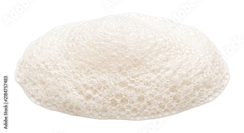 Fotografía Close up macro view of a mass of small, delicate, light-colored bubbles