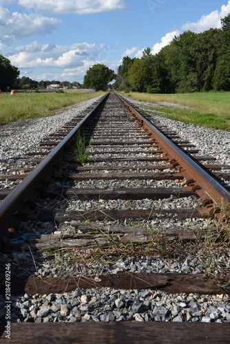 train tracks direction path going travel