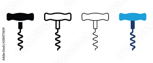 corkscrew designs with transparent background for graphic use