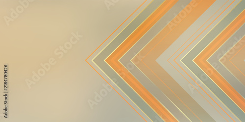 Warm Geometric Chevron Background With Orange And Beige Diagonal Lines For Modern Design